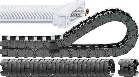 energy chains, polymer bearings, flexible cable, .
